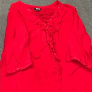 Dress top - red